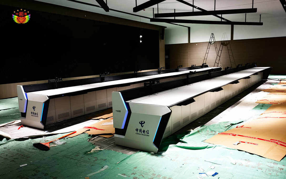 中國(guó)電信杭州數(shù)據(jù)中心監(jiān)控臺(tái)圖片